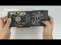 Fãs duplos gráficos 12Pin 220W HDM1/DP do cartão RTX 3060ti 8GB de PCWINMAX RTX para o Desktop