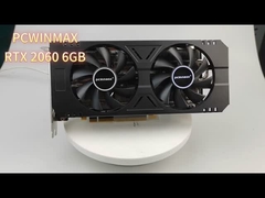 PCWINMAX RTX2060 Cartões gráficos de mineração 6GB 192 Bit GDDR6 Dual Fan 8 Pin Para PC