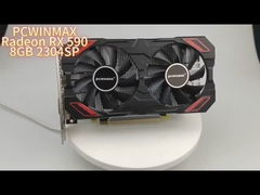Radeon RX 590 8GB GDDR5 Cartão Gráfico 2304SP para jogos suaves e alto desempenho