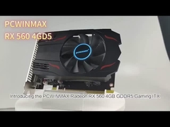 PCWINMAX Radeon RX 560 Cartão Gráfico DDR5 de 4 GB    Solução de jogos e multimídia 1080p confiável