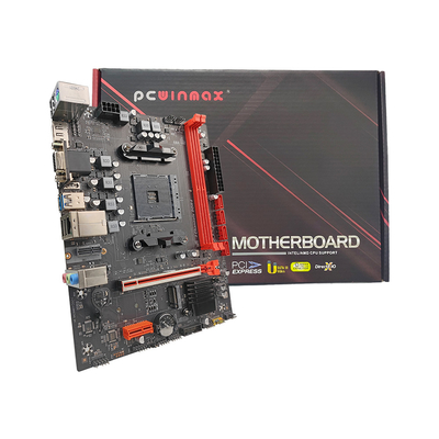 PCWINMAX B450 AM4 Dual Channel DDR4 Micro ATX HD DP VGA Output PCIe 3.0 SATA 6Gb/s Motherboard