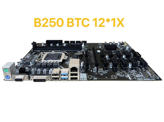 Desktop Mining Mainboard B250 16GB I6 I7 I8 I9 Processors 2 DDR4 DIMM