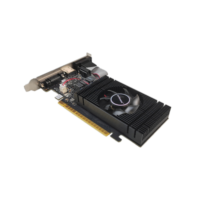 PCWINMAX New Geforce GTX 750Ti 4GB GDDR5 Low Profile Single Fan Desktop Graphics Card com saída VGA DVI HD