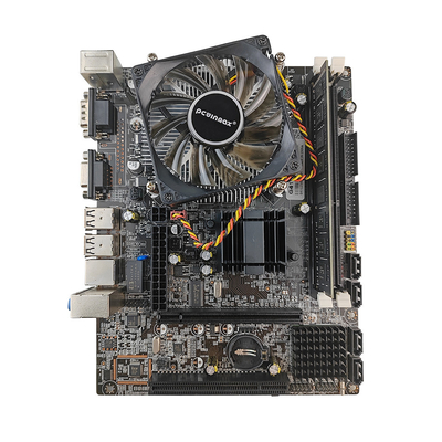 PCWINMAX Original G41 LGA775 placa-mãe + 4GB DDR3 RAM + E5 CPU + Fan Mainboard Combo