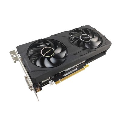 PCWINMAX Cartão Gráfico Geforce RTX 2060 6GB GDDR6 192Bit 1680MHz Dual-Fan Gaming GPU com HD / DP / DVI para PCs de mesa