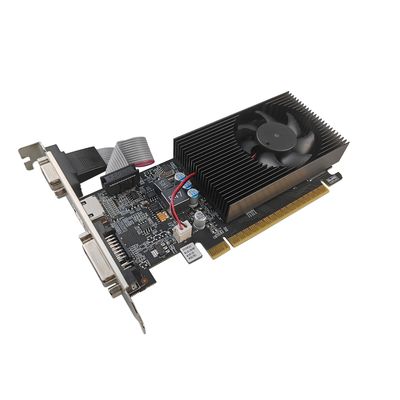 Placa de Vídeo Original PCWINMAX GeForce GT 610 2GB DDR3 64 bits Low Profile com Saída VGA, Não Requer Alimentação PCIe, Multi-Monitor para Computador Desktop e de Escritório, OEM/ODM em Massa