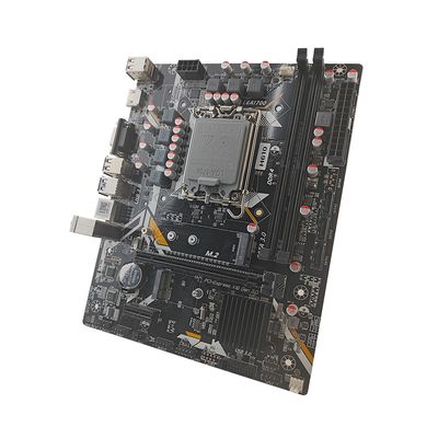 PCWINMAX H610 Double Channel DDR4 Motherboard Suportando 12a 13a e 14a Geração i3 i5 i7 i9 Processador SATA 6Gb/s M.2 Slots mATX LGA1700 Placa principal
