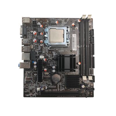 PCWINMAX G31 Micro ATX Soquete LGA775 DDR2 Placa-mãe para Desktop Max 4GB com Conjunto Combo CPU Série E5