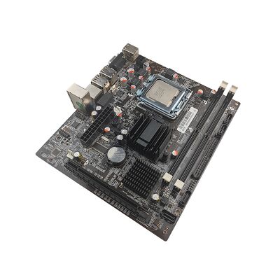 PCWINMAX G31 LGA775 DDR2 Motherboard com CPU Combo Set, Micro ATX com Xeon Series, Max 4GB para Office PC & Server Upgrade