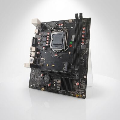 Placa-mãe PCWINMAX B75 LGA1155 MATX DDR3 até 16GB M.2 SATA3 HD Portas VGA Placa de desktop para PC de escritório e sistemas empresariais