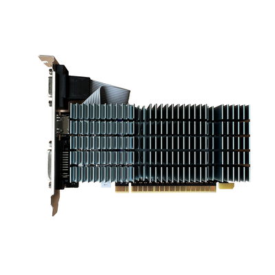 PCWINMAX GT 730 2GB GDDR5 Silent Graphics Card Resfriamento passivo GPU de baixo perfil para projetos SFF PC HTPC & OEM